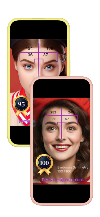 Eyebrows Symmetry app screenshots
